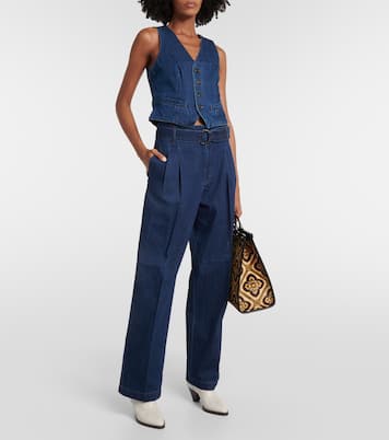 High-Rise Wide-Leg Jeans | Polo Ralph Lauren