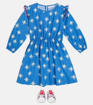 Snow cotton poplin dress | Tinycottons