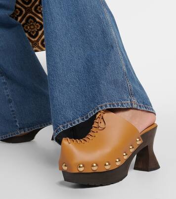 Plateau-Clogs 50 aus Leder | Etro