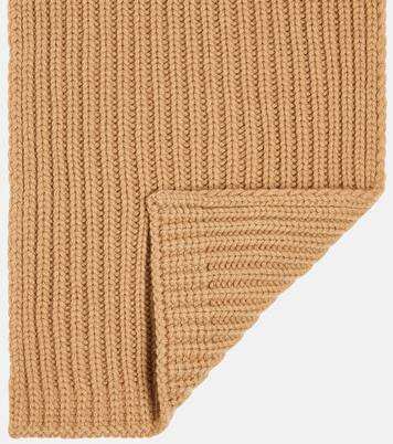 Ribbed-knit wool and cashmere scarf | Gucci