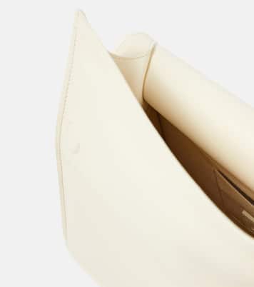 La Pochette Rond Carré leather clutch | Jacquemus