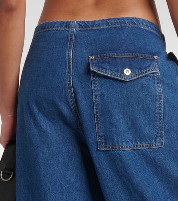 Mid-Rise Wide-Leg Jeans Parachute | Dion Lee