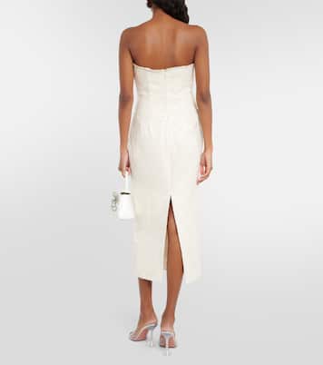 Bridal Midikleid aus Bouclé mit Pailletten | Self-Portrait