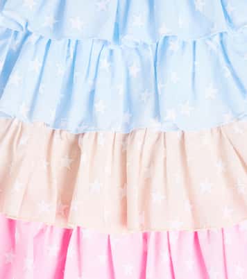 Ruffled cotton dress | Monnalisa