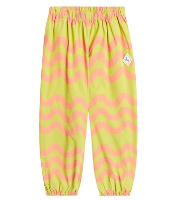 Wave printed cotton sweatpants | Jellymallow