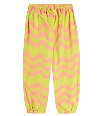 Wave printed cotton sweatpants | Jellymallow