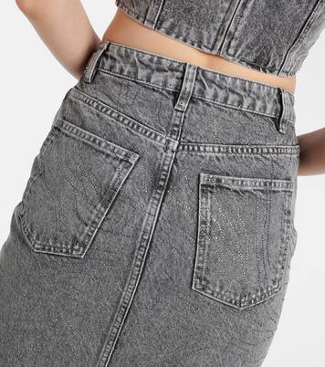 Verzierter Jeansrock | Rotate