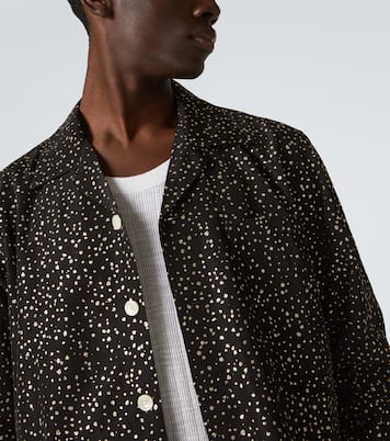 Glitter faille shirt | Bode