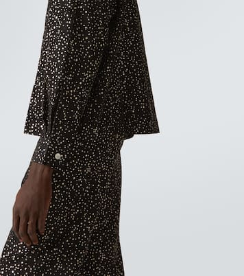 Glitter faille shirt | Bode
