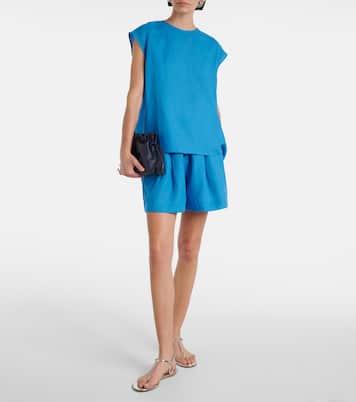 Top Dasha aus Leinen | Asceno