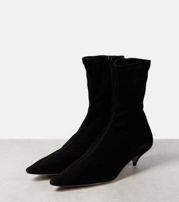 Ankle Boots Liisa aus Veloursleder | The Row