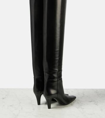 Overknee-Stiefel Jill 75 aus Leder | Saint Laurent