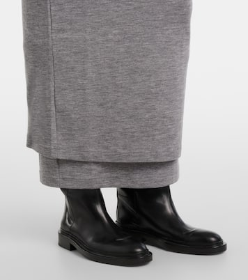 Virgin wool midi dress | Jil Sander