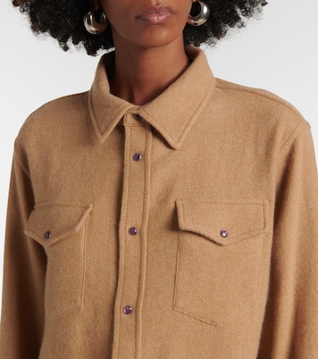 Bronze cashmere shirt | God's True Cashmere