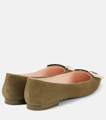 Gommettine Ball suede ballet flats | Roger Vivier