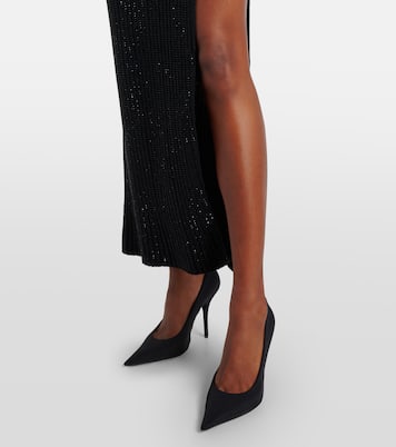 Verziertes Midikleid aus Baumwolle | David Koma