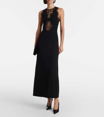 Lace-trimmed midi dress | Giambattista Valli