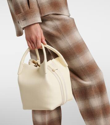 Schultertasche Bale Small aus Leder | Loro Piana