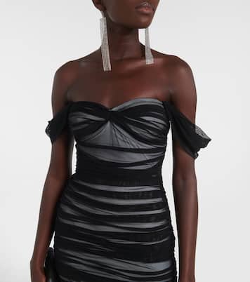 Walter Pickleball off-shoulder gown | Norma Kamali