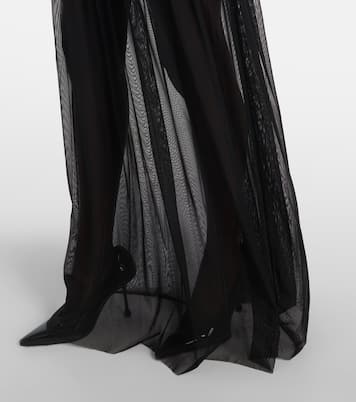 Walter Pickleball off-shoulder gown | Norma Kamali