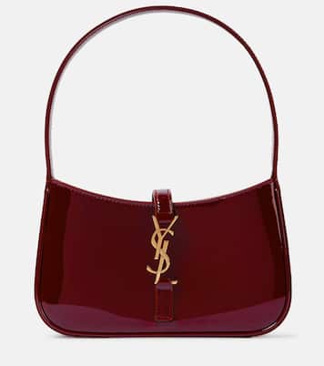 Schultertasche Le 5 à 7 Mini aus Lackleder | Saint Laurent