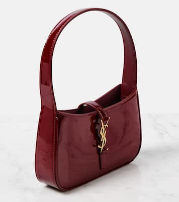 Schultertasche Le 5 à 7 Mini aus Lackleder | Saint Laurent