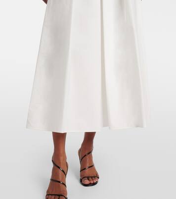 Midirock aus Baumwollpopeline | Elie Saab