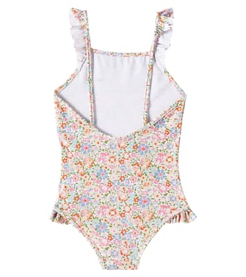 Cecilia floral ruffled swimsuit  | Bonpoint