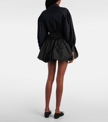 Gathered taffeta miniskirt | Simone Rocha