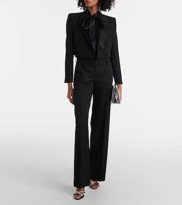 Schluppenbluse aus Seidenchiffon | Dolce&Gabbana