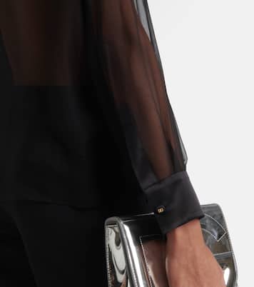 Schluppenbluse aus Seidenchiffon | Dolce&Gabbana
