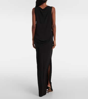 Peplo draped jersey maxi dress | Jacquemus