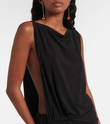 Peplo draped jersey maxi dress | Jacquemus