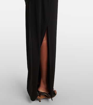 Peplo draped jersey maxi dress | Jacquemus