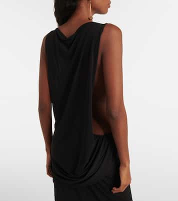 Peplo draped jersey maxi dress | Jacquemus