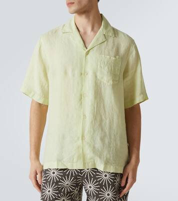 Camisa bowling Angelo de lino | Frescobol Carioca