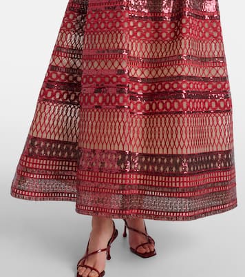 Sequined corset gown | Elie Saab