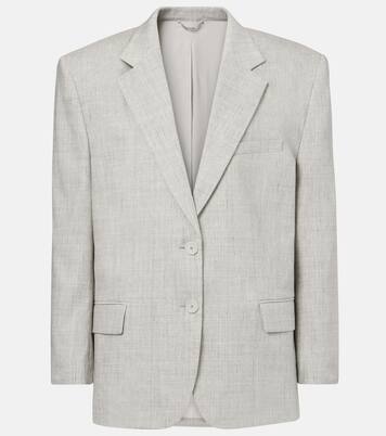 Oversized linen and wool blazer | Magda Butrym