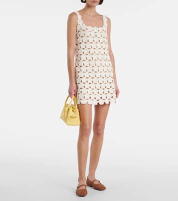 Robe Hoya en crochet de coton à fleurs | Staud