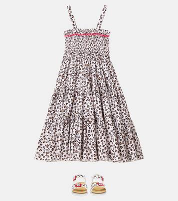 Printed cotton dress | Monnalisa