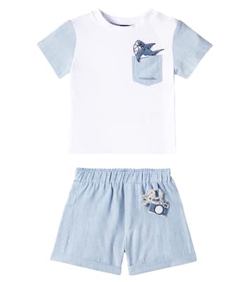 Ensemble t-shirt et legging en coton | Monnalisa