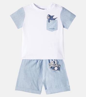 Ensemble t-shirt et legging en coton | Monnalisa