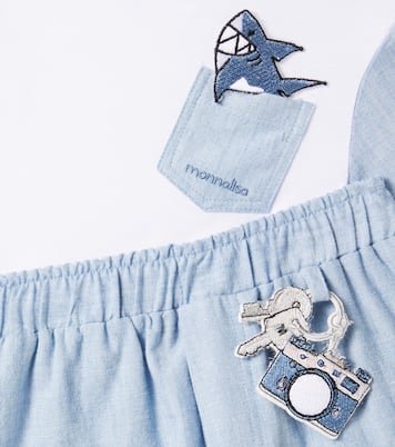 Ensemble t-shirt et legging en coton | Monnalisa