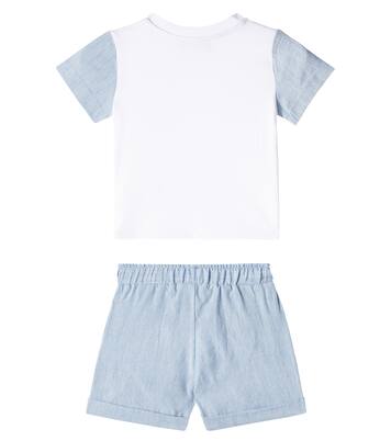 Ensemble t-shirt et legging en coton | Monnalisa