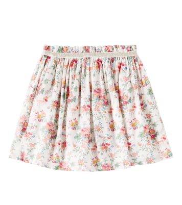 Jupe Cephee en coton à fleurs | Louise Misha