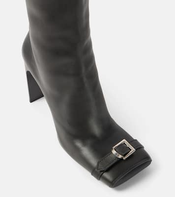 Bel Air 100 leather knee-high boots | Balenciaga