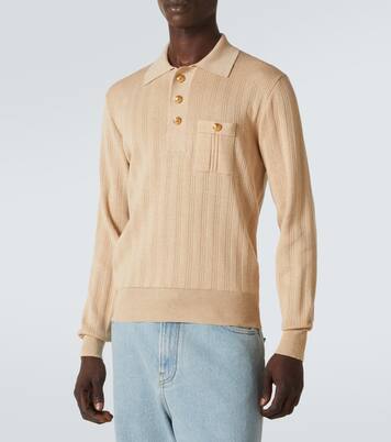 Polo acanalado de algodón | Valentino