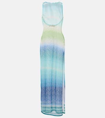 Maxikleid aus Häkelstrick | Missoni