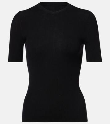Celina ribbed-knit wool-blend top | Khaite