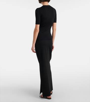 Celina ribbed-knit wool-blend top | Khaite